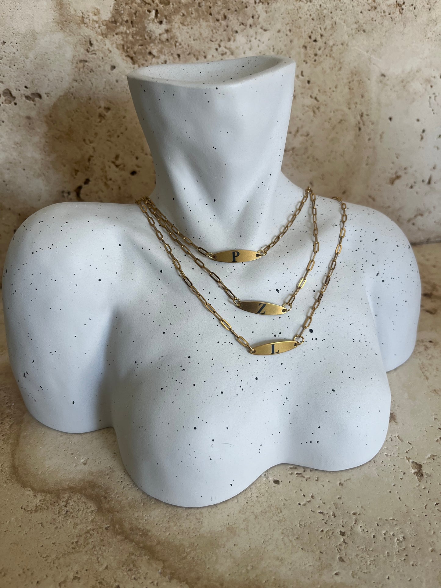 Initial Please Necklace